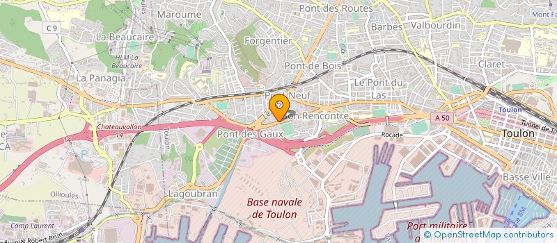 localisation de l'entreprise MADAME NOEMI CUCUIET  TOULON