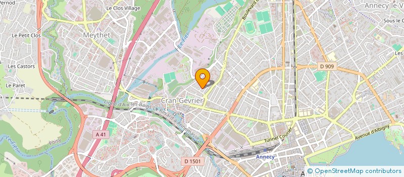 localisation de l'entreprise MADAME NOEMI DONZELLA à ANNECY