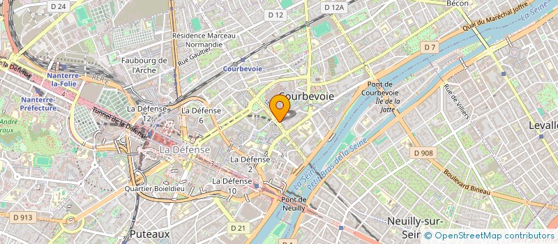 localisation de l'entreprise MADAME NOEMI GUEDJ à COURBEVOIE