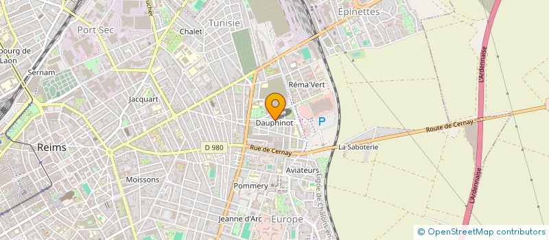 localisation de l'entreprise MADAME NOEMI MIRIAM DE BASTOS MENDES  REIMS