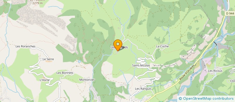 localisation de l'entreprise MADAME NOEMI MONDON--QUEYRAS  CHAMPOLEON