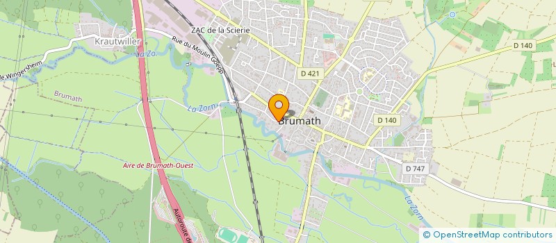 localisation de l'entreprise MADAME NOEMI PEZZANO  BRUMATH