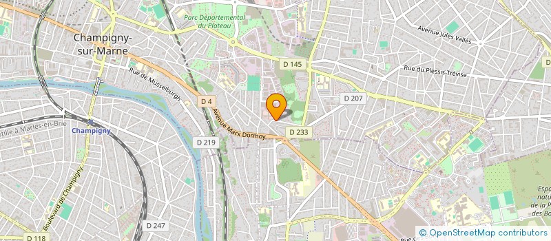 localisation de l'entreprise MADAME NOEMIA MAVEMBA YUNGA à CHAMPIGNY-SUR-MARNE