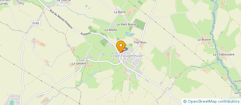 localisation de l'entreprise MADAME NOEMIE ADAM  LOGE-FOUGEREUSE