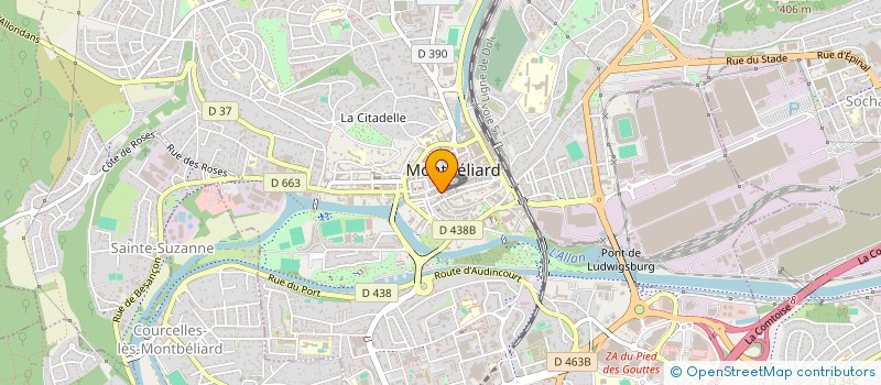 localisation de l'entreprise MADAME NOEMIE AERA à MONTBELIARD