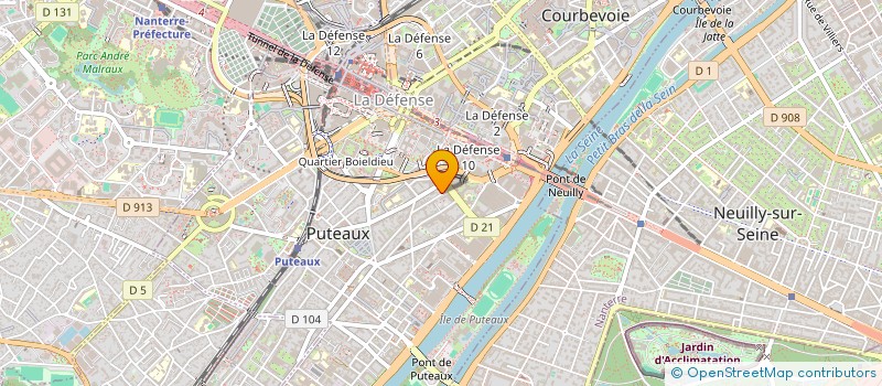 localisation de l'entreprise MADAME NOEMIE ALCARAZ  PUTEAUX