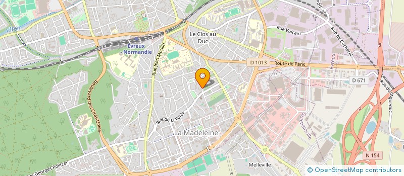 localisation de l'entreprise MADAME NOEMIE ALEXANDRE à EVREUX