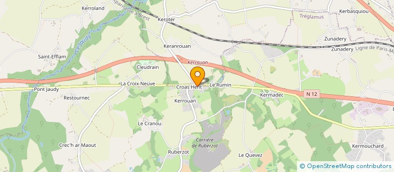 localisation de l'entreprise MADAME NOEMIE ALLAMAGNY-JOSEIX à TREGLAMUS