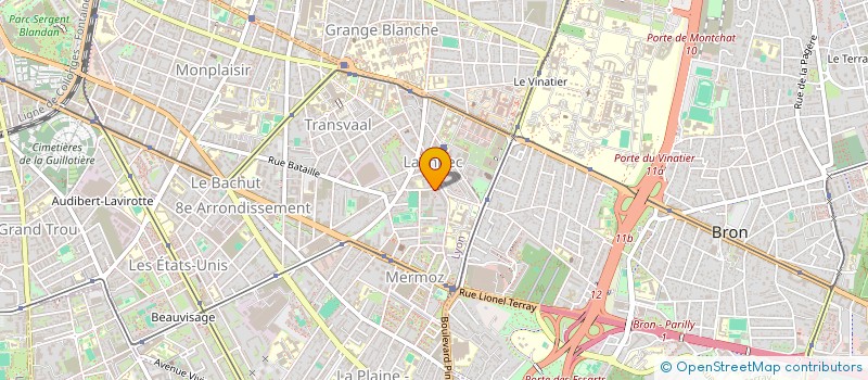 localisation de l'entreprise MADAME NOEMIE ALLARDET  LYON 8EME