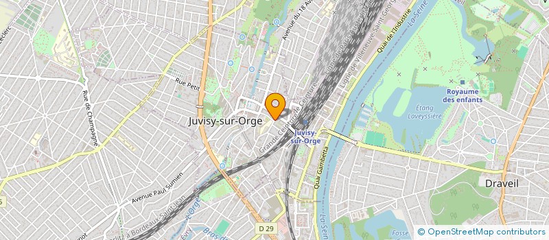 localisation de l'entreprise MADAME NOEMIE AMOUREAUX à JUVISY-SUR-ORGE