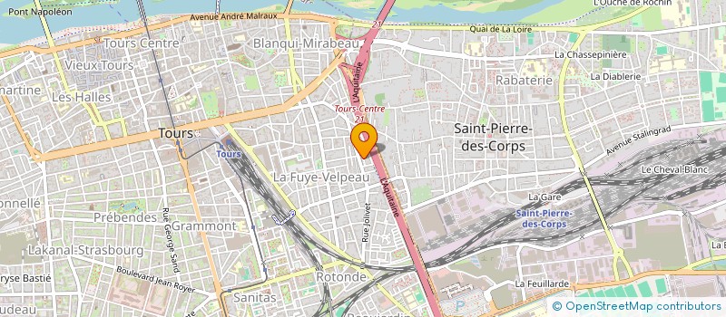 localisation de l'entreprise MADAME NOEMIE ANDRE  COURCELLES-DE-TOURAINE