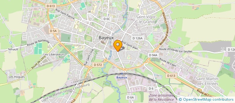 localisation de l'entreprise MADAME NOEMIE ASSELINE à BAYEUX