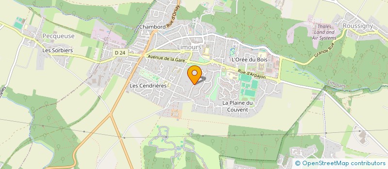localisation de l'entreprise MADAME NOEMIE AUBERT à LIMOURS