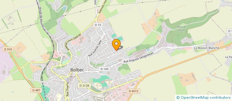localisation de l'entreprise MADAME NOEMIE AUGER à BOLBEC