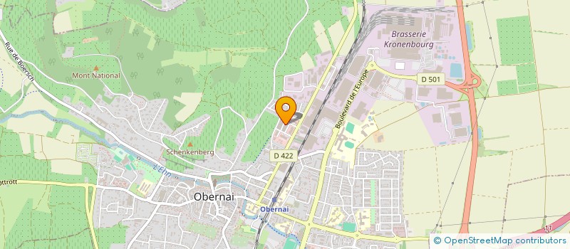 localisation de l'entreprise MADAME NOEMIE BAEHREL  OBERNAI