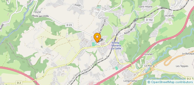 localisation de l'entreprise MADAME NOEMIE BAILLEUL  GROISY