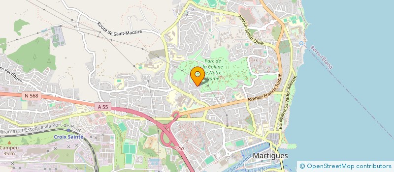 localisation de l'entreprise MADAME NOEMIE BARNIER  SAINT-MITRE-LES-REMPARTS