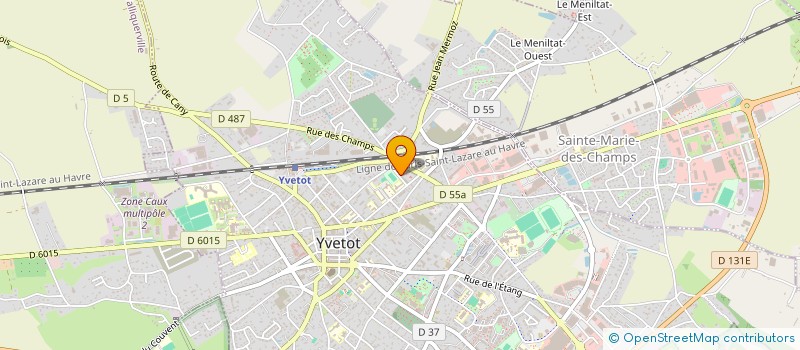 localisation de l'entreprise MADAME NOEMIE BARON  YVETOT