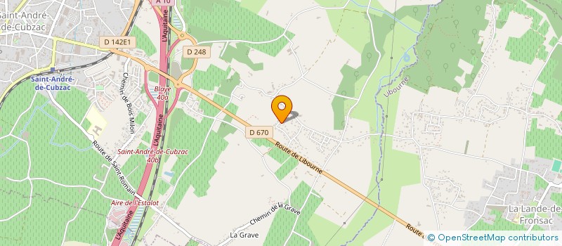 localisation de l'entreprise MADAME NOEMIE BARRONIE  SAINT-ANDRE-DE-CUBZAC