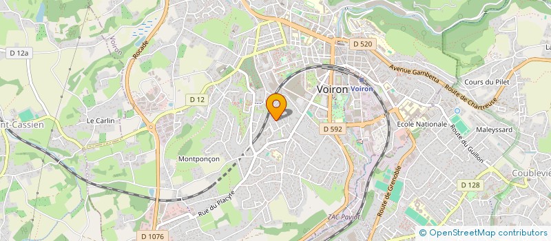 localisation de l'entreprise MADAME NOEMIE BARTHOMEUF  VOIRON