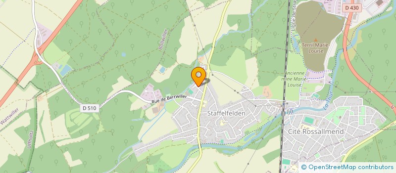 localisation de l'entreprise MADAME NOEMIE BASS  STAFFELFELDEN