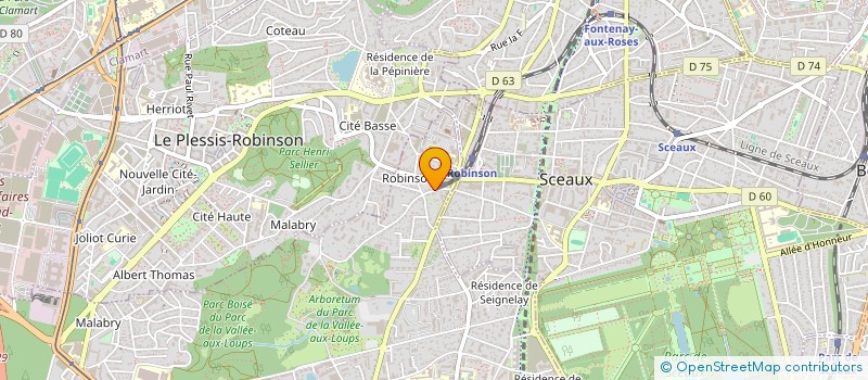 localisation de l'entreprise MADAME NOEMIE BELIN  CHATENAY-MALABRY