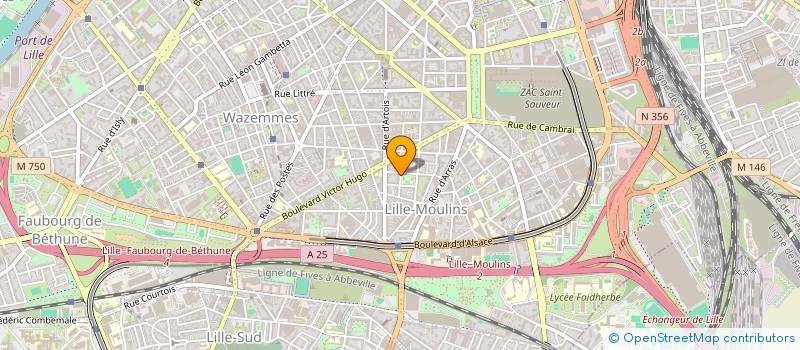 localisation de l'entreprise MADAME NOEMIE BEN SOUSSAN à LILLE