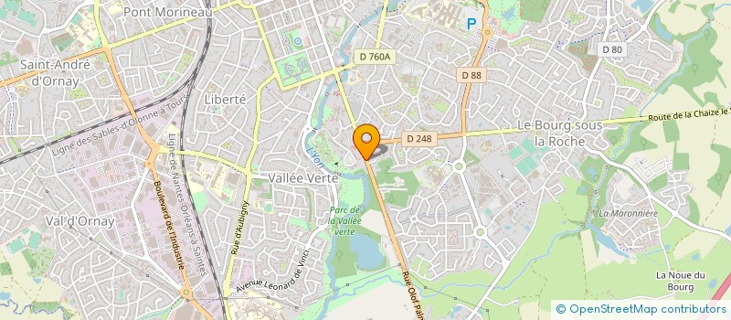 localisation de l'entreprise MADAME NOEMIE BENOIT  LA ROCHE-SUR-YON