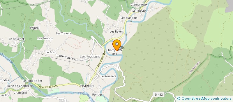 localisation de l'entreprise MADAME NOEMIE BERNARD à LES ASSIONS