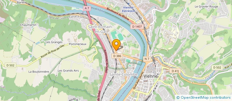 localisation de l'entreprise MADAME NOEMIE BERTHELOT  SAINT-ROMAIN-EN-GAL