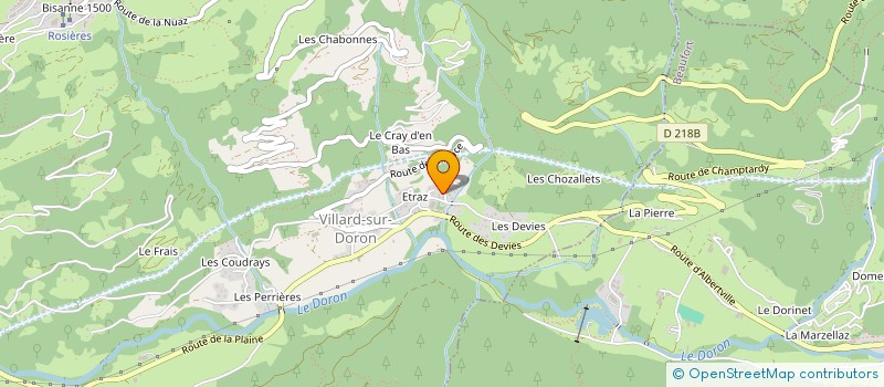 localisation de l'entreprise MADAME NOEMIE BERTHOD  VILLARD-SUR-DORON