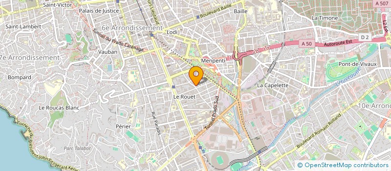 localisation de l'entreprise MADAME NOEMIE BERTOSIO à MARSEILLE