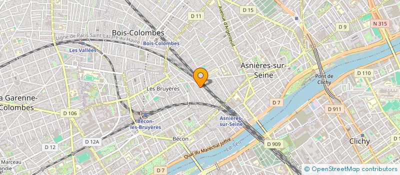 localisation de l'entreprise MADAME NOEMIE BERTRAND à ASNIERES-SUR-SEINE