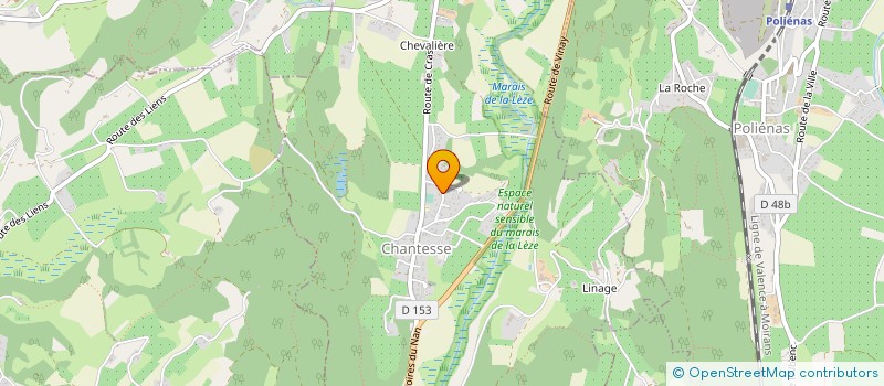 localisation de l'entreprise MADAME NOEMIE BESSOUD  CHANTESSE