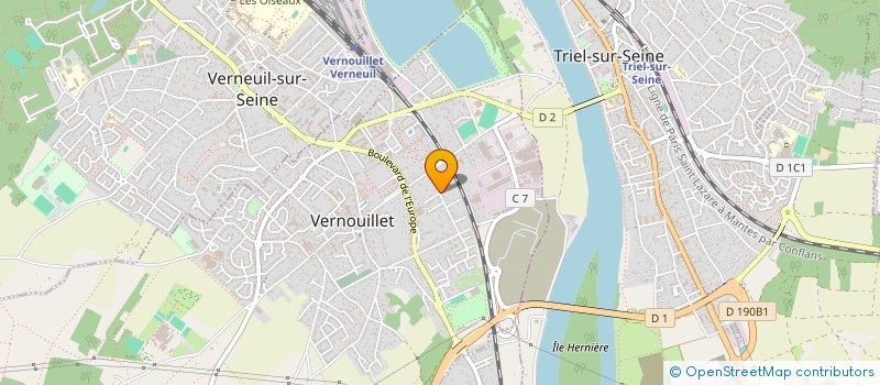 localisation de l'entreprise MADAME NOEMIE BIZIEN à VERNOUILLET