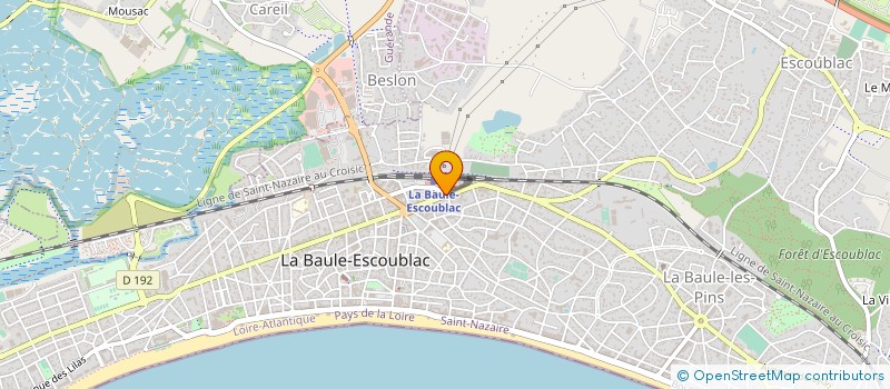 localisation de l'entreprise MADAME NOEMIE BOCQUET  LA BAULE-ESCOUBLAC