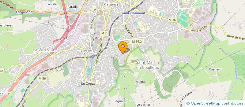 localisation de l'entreprise MADAME NOEMIE BONNET  SAINT-CHAMOND