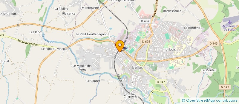 localisation de l'entreprise MADAME NOEMIE BOURDET à BELLAC