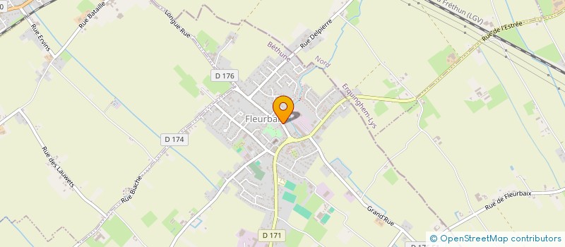 localisation de l'entreprise MADAME NOEMIE BREMENT  FLEURBAIX