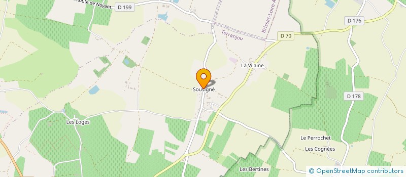 localisation de l'entreprise MADAME NOEMIE BRIANCEAU  TERRANJOU