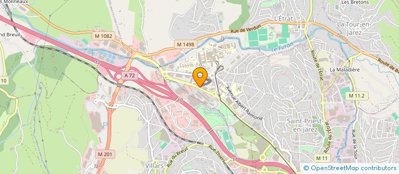 localisation de l'entreprise MADAME NOEMIE BRUEL  SAINT-PRIEST-EN-JAREZ