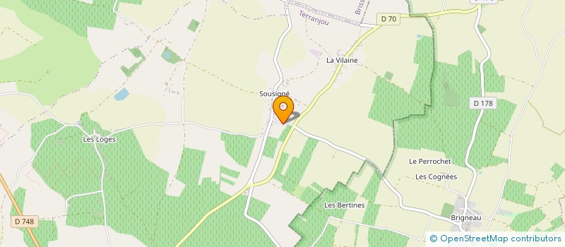 localisation de l'entreprise MADAME NOEMIE BRUN  TERRANJOU