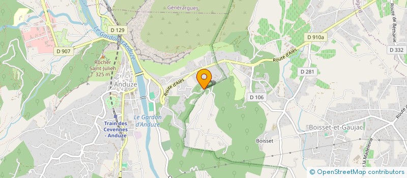 localisation de l'entreprise MADAME NOEMIE BRUNEL  ANDUZE