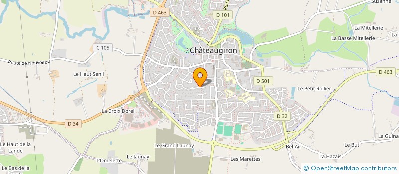 localisation de l'entreprise MADAME NOEMIE BUFFET à CHATEAUGIRON