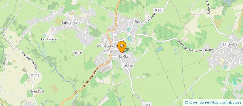 localisation de l'entreprise MADAME NOEMIE BUISSON  SAINT-LAURENT-D'AGNY