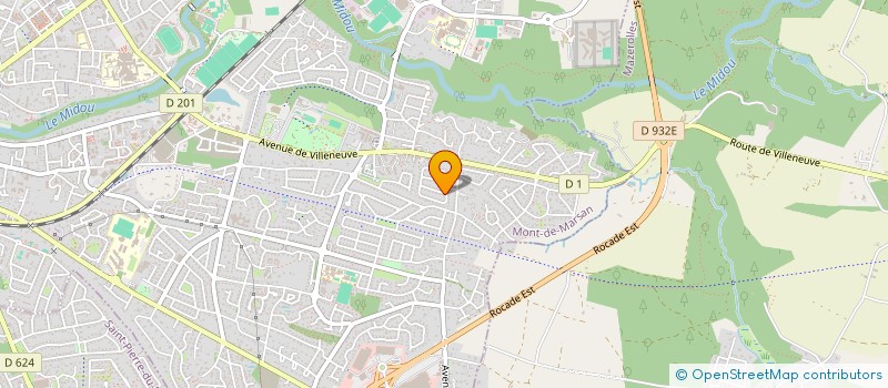 localisation de l'entreprise MADAME NOEMIE BURKHARDT  MONT-DE-MARSAN