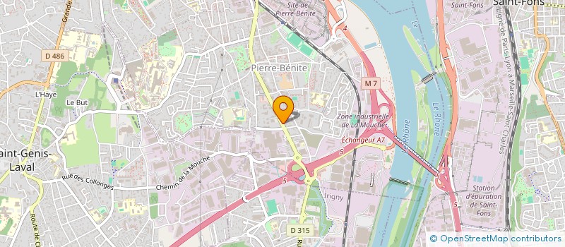 localisation de l'entreprise MADAME NOEMIE BURTIN  OULLINS-PIERRE-BENITE