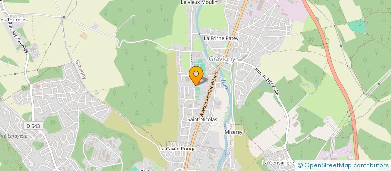 localisation de l'entreprise MADAME NOEMIE CARON à GRAVIGNY