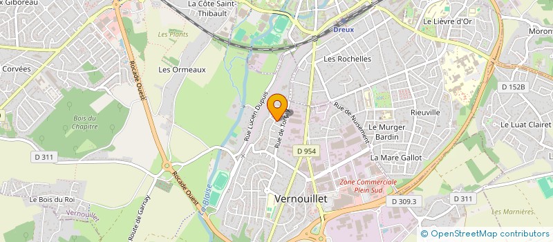 localisation de l'entreprise MADAME NOEMIE CASSAGNABERE à VERNOUILLET