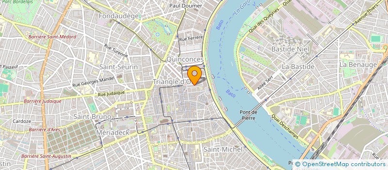 localisation de l'entreprise MADAME NOEMIE CASSEREAU  BORDEAUX